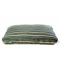 Carolina Pet Faux Gusset Jamison Pet Bed Green Stripe Small 015600